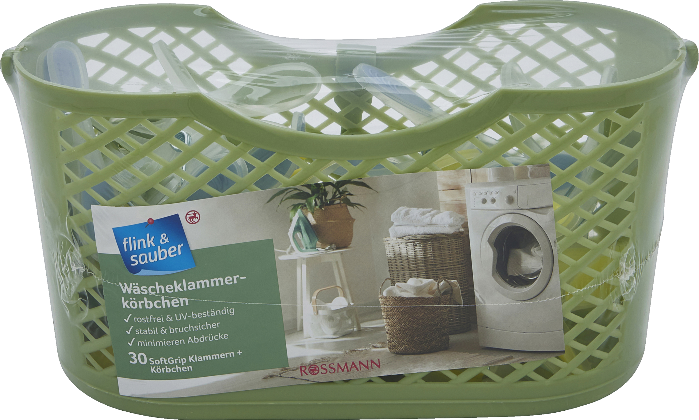 flink & sauber Wäscheklammerkörbchen