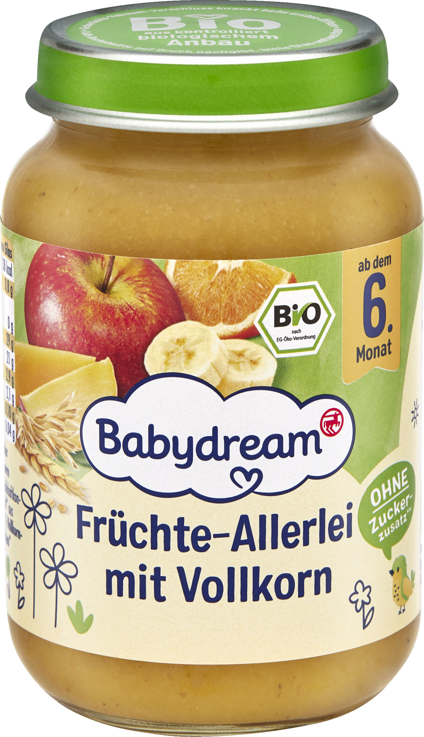 Babydream Bio Früchte-Allerlei mit Vollkorn