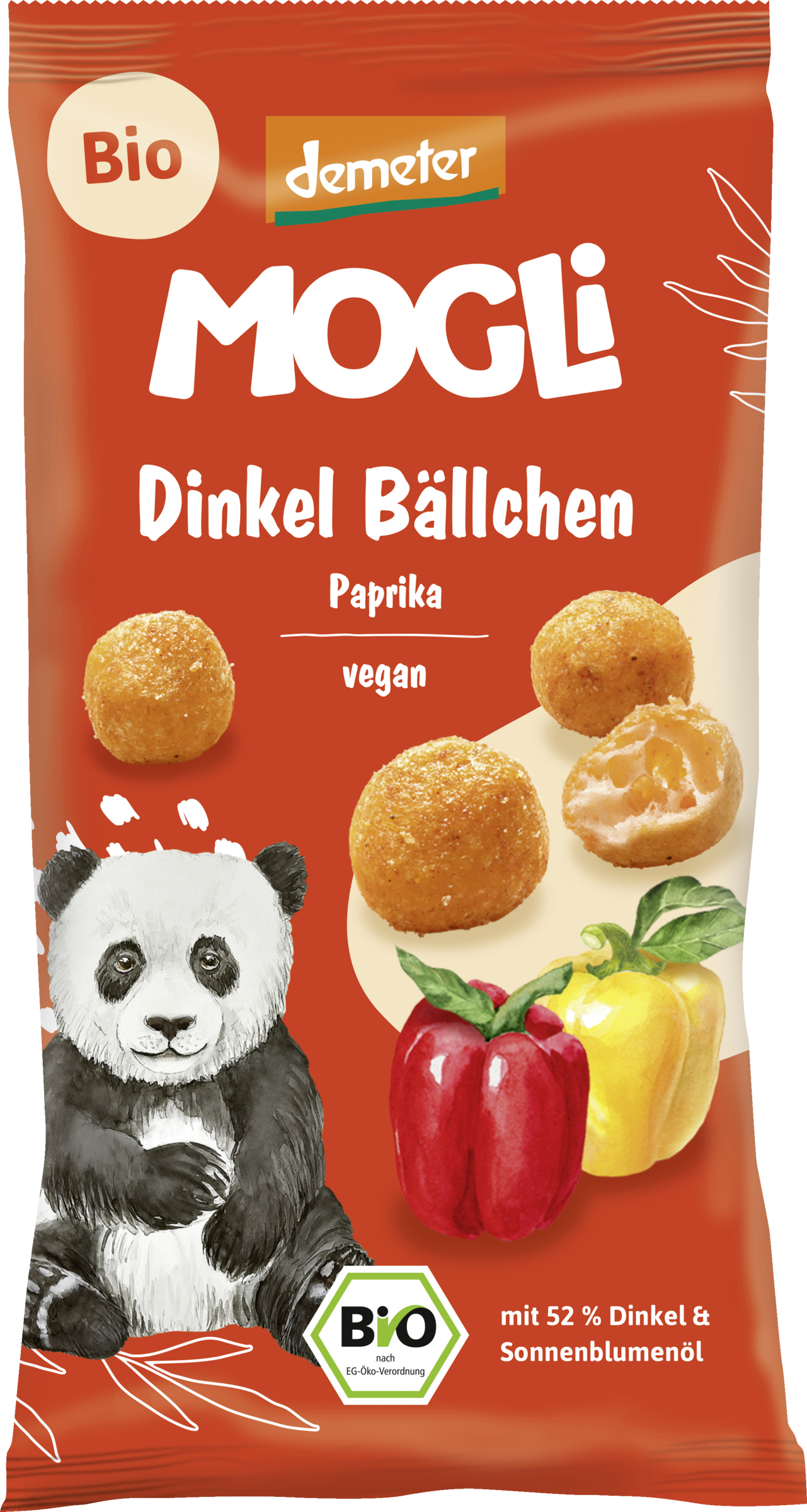 Bio Dinkel Bällchen Paprika