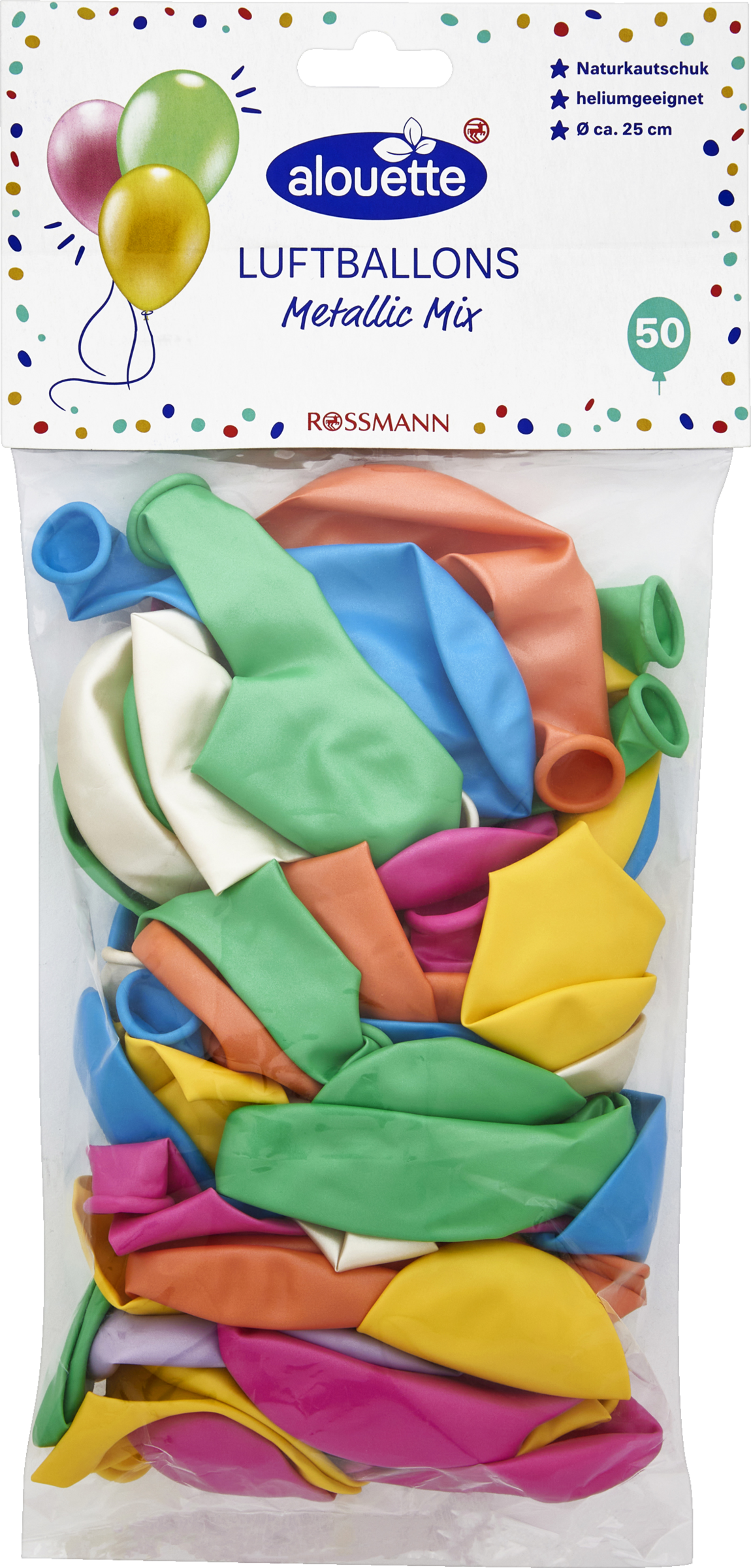 alouette ALOUETTE LUFTBALLONS METALLIC 50 STÜCK