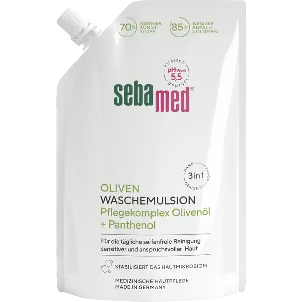 Olive Wasch-Emulsion Nachfüllbeutel