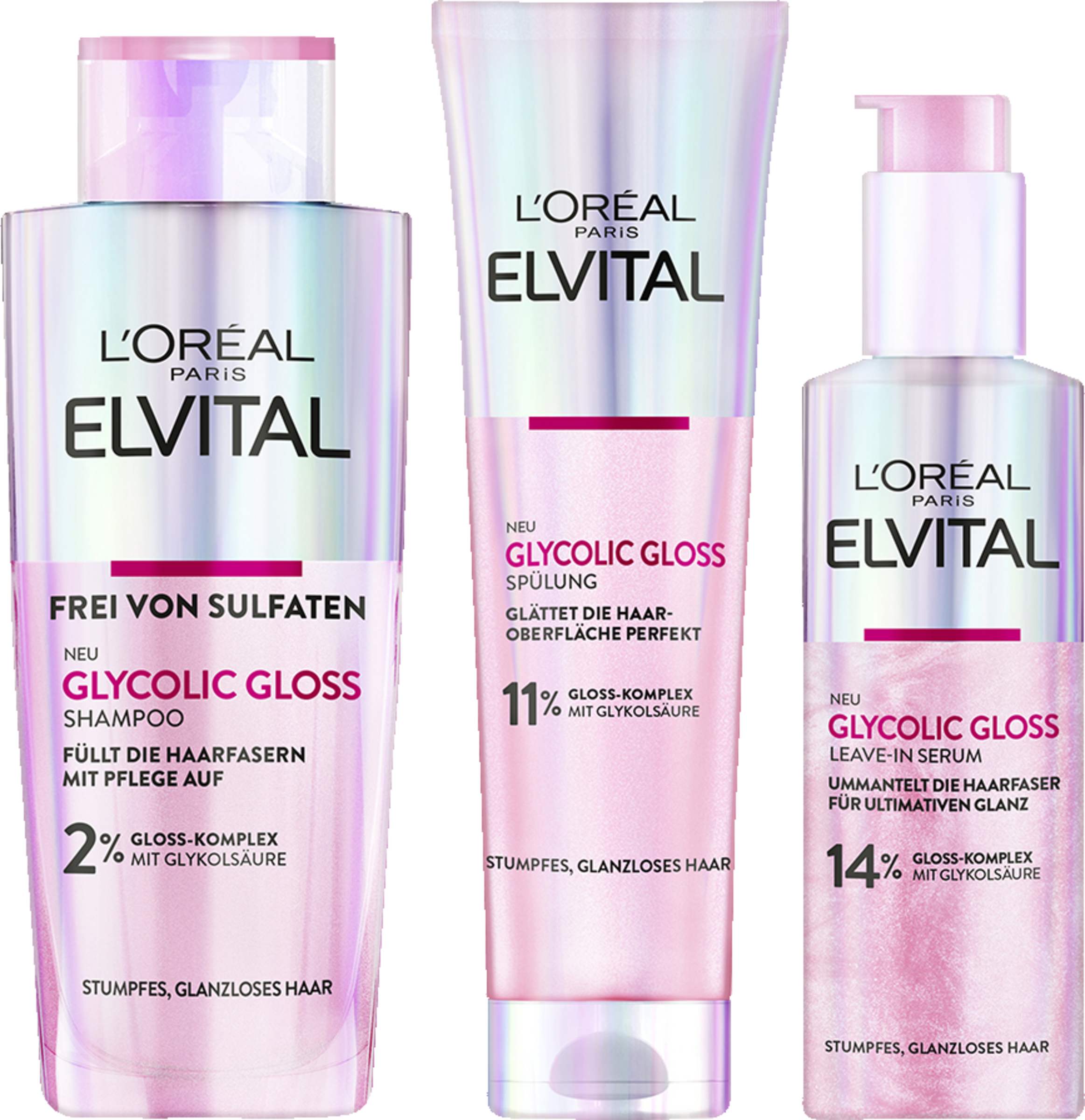L’Oréal Paris Elvital Glycolic Gloss Vorteilsset