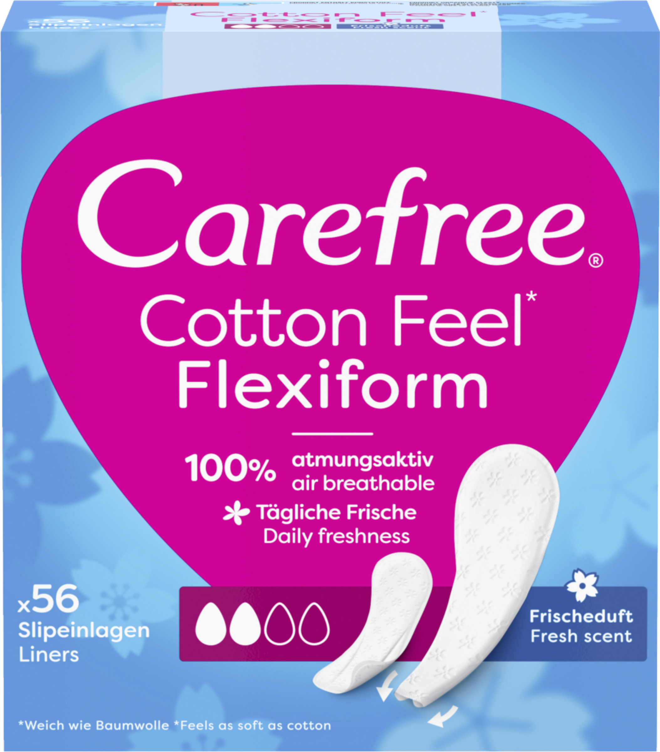 Slipeinlagen Cotton Feel Flexiform Frischeduft