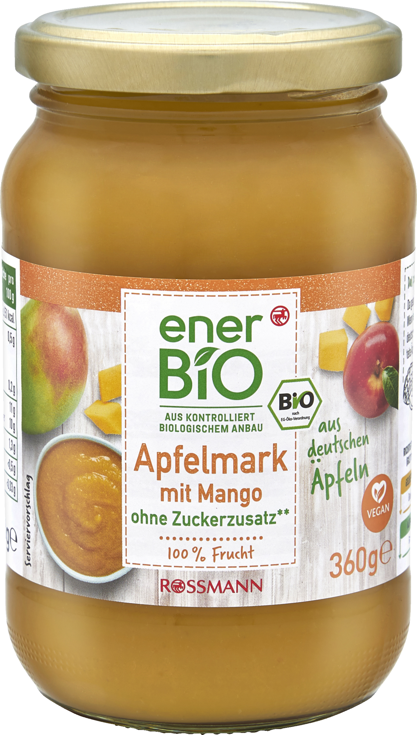 enerBiO Apfelmark mit Mango