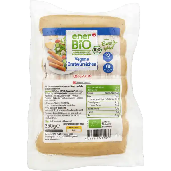 enerBiO Vegane Bratwürstchen online kaufen | rossmann.de