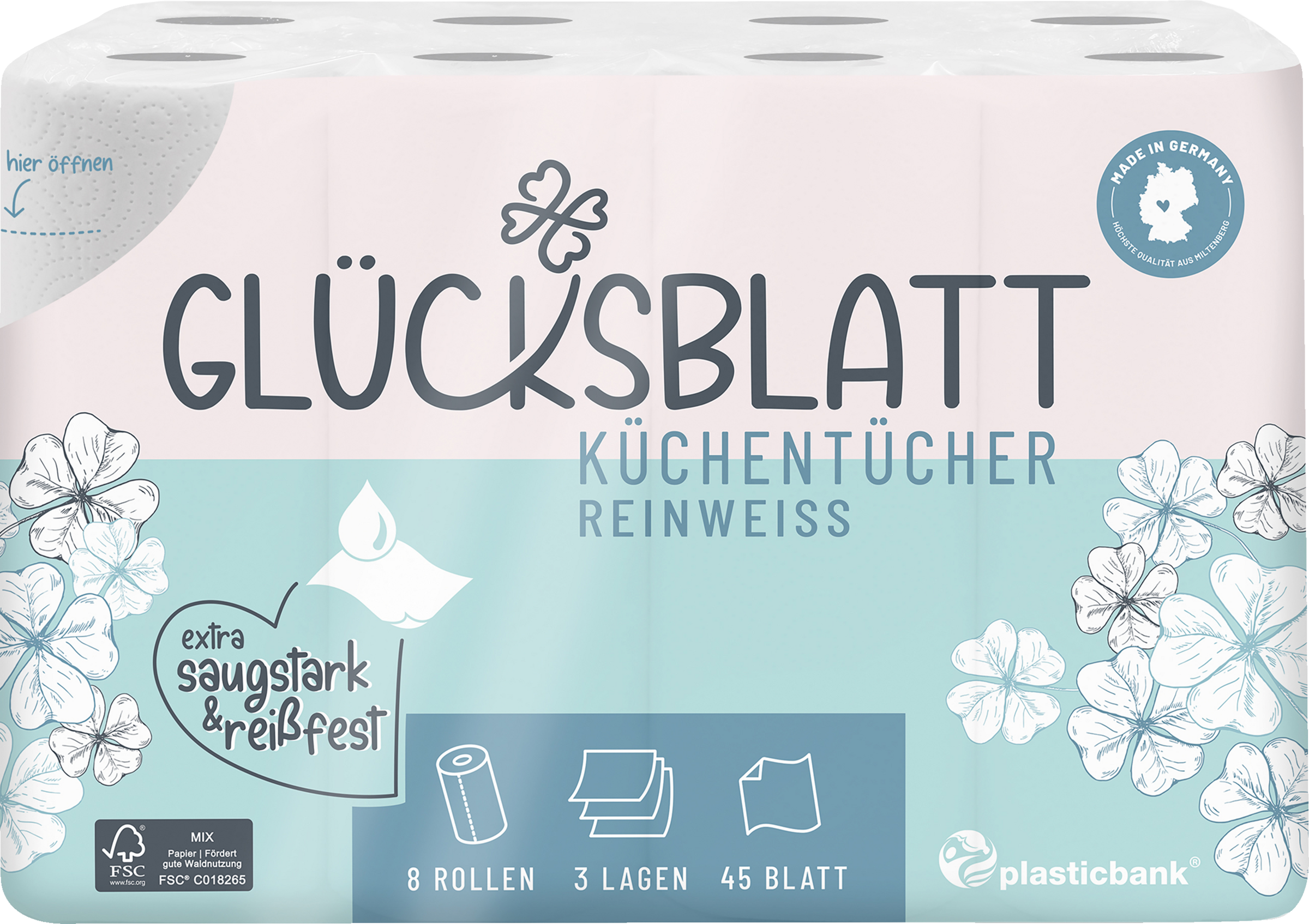Glücksblatt Küchentücher