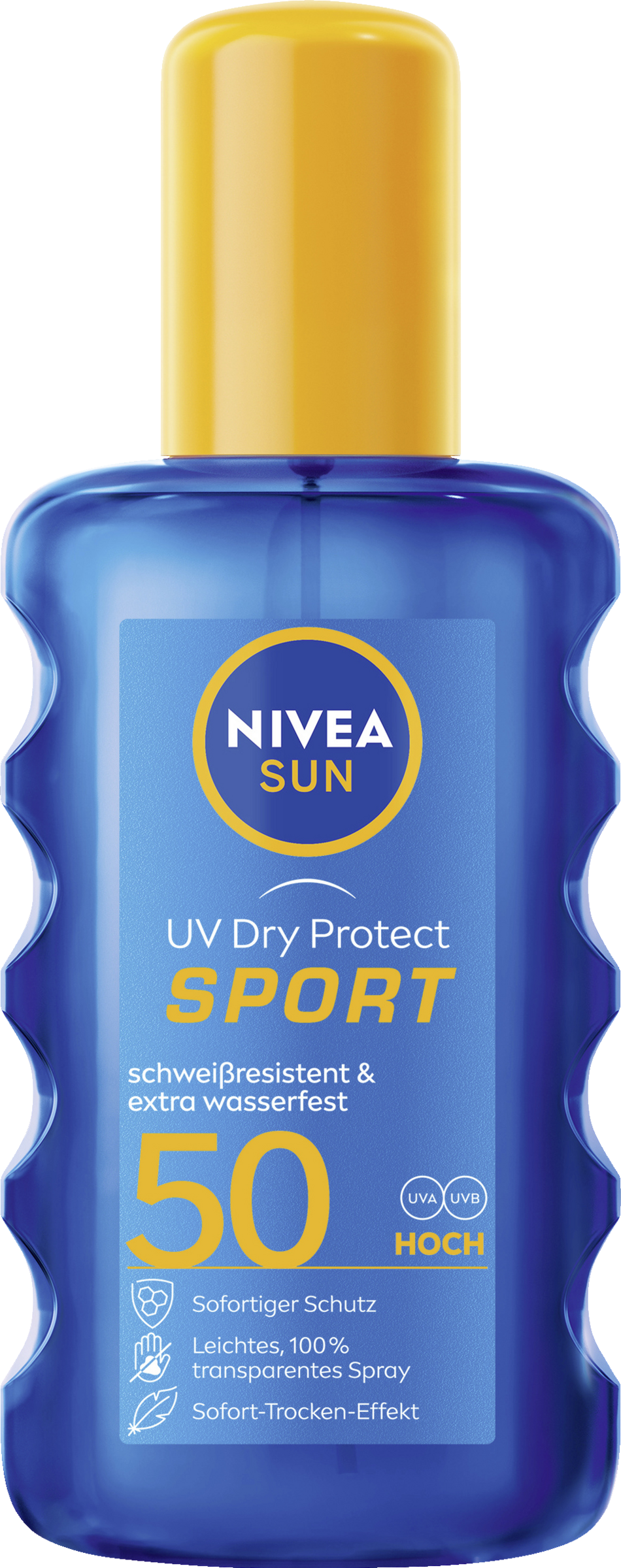 NIVEA SUN UV Dry Protect Sport Transparentes Spray LSF 50