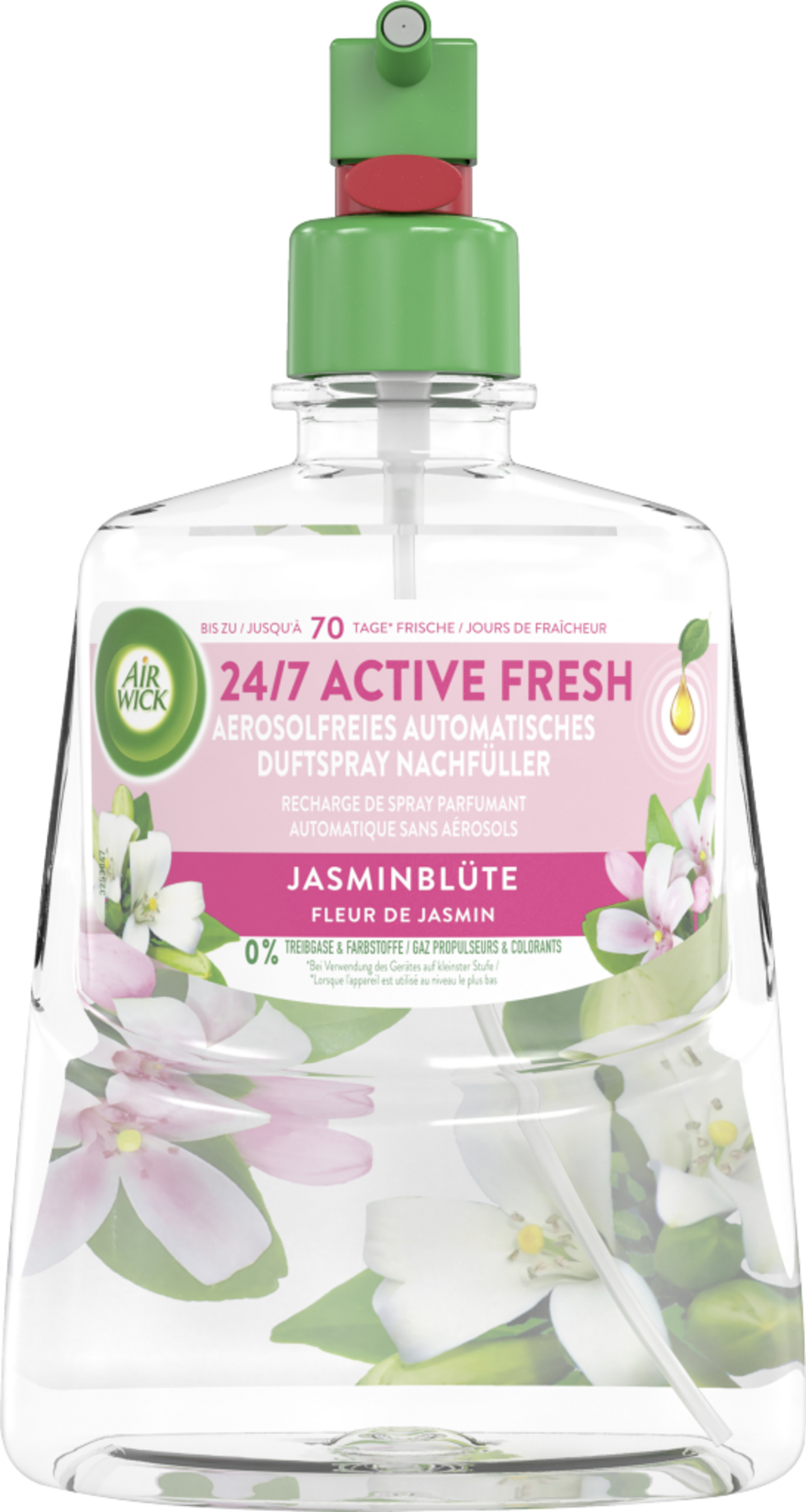 Air Wick 24/7 Active Fresh Aerosolfreies Automatisches Duftspray Nachfüller Jasminblüte