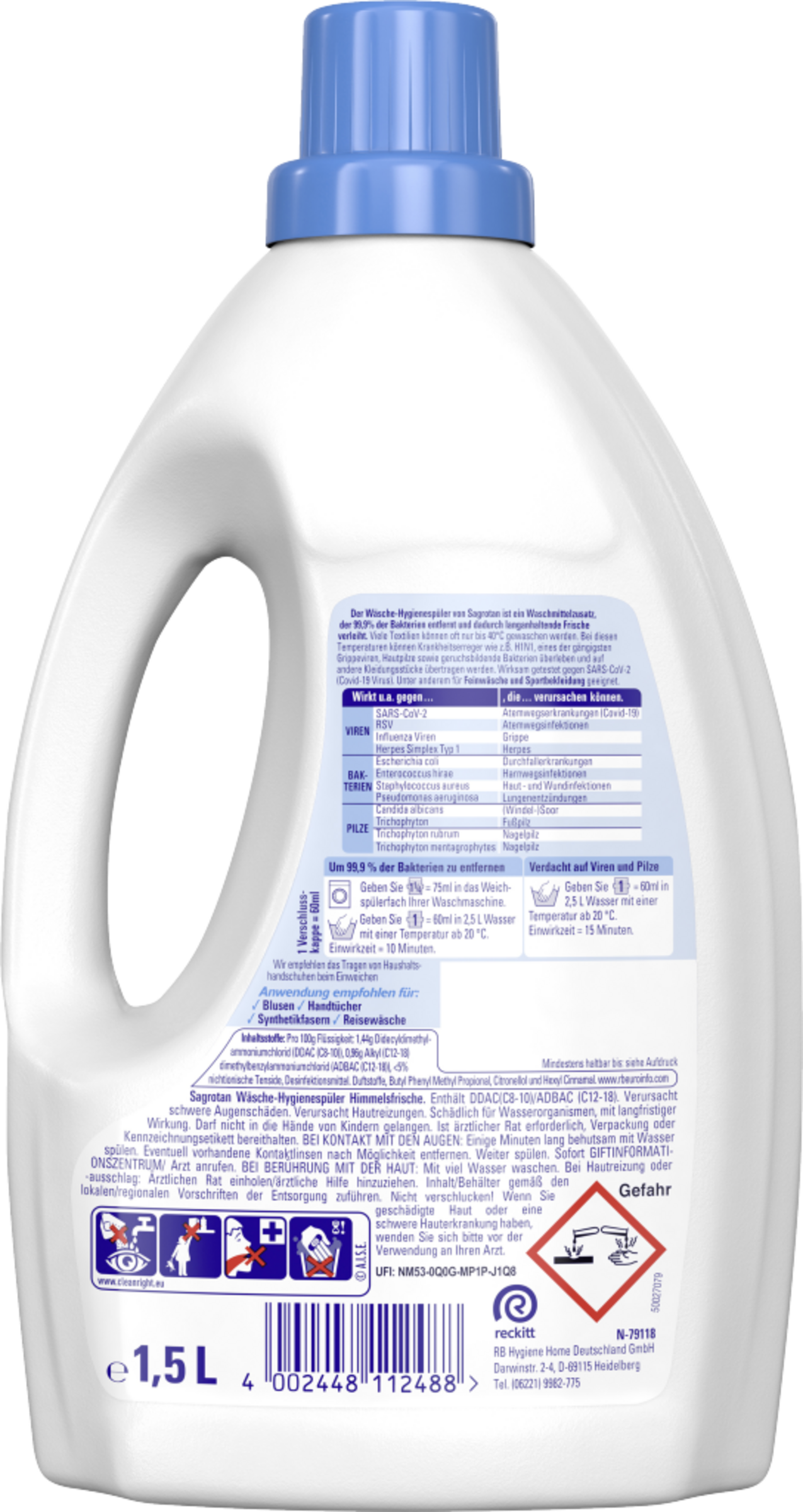 مطهر غسيل الملابس انتعاش السماء 20 عبوة 2