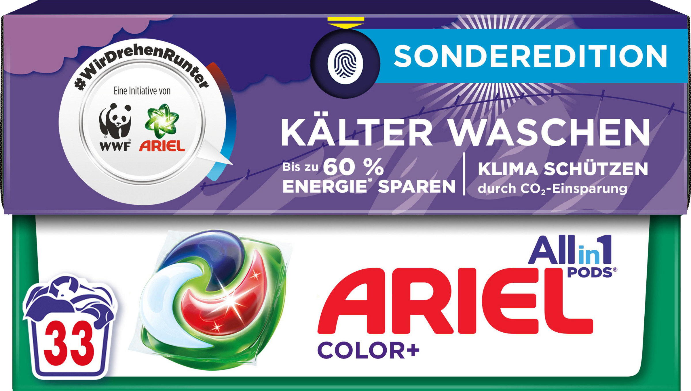 All-in-1 Pods Flüssig Colorwaschmittel  33WL