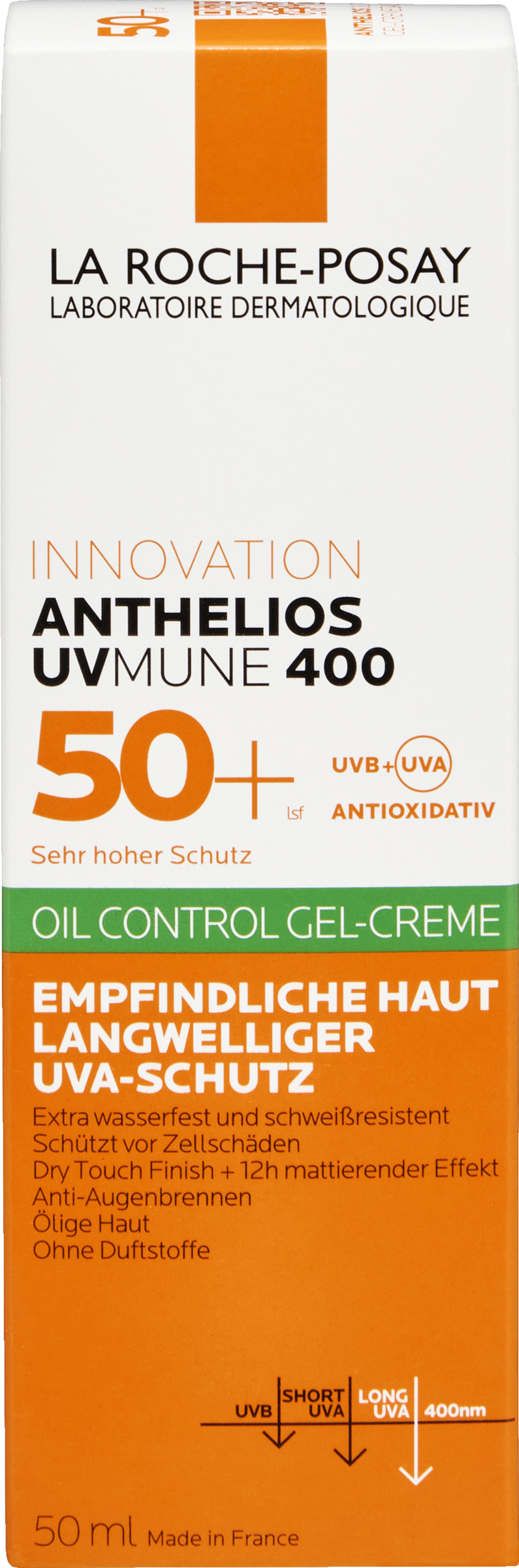 LA ROCHE-POSAY Anthelios UVMUNE 400 Oil Control Gel-Creme LSF 50+