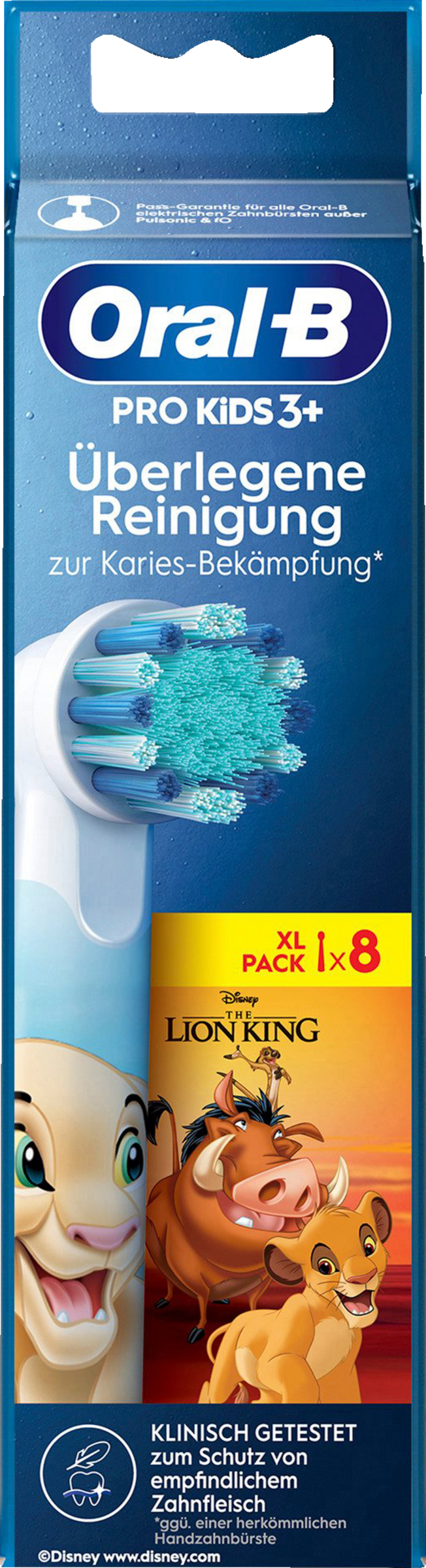 رؤوس فرشاة أسنان "ملك الغابة"، 8 قطع