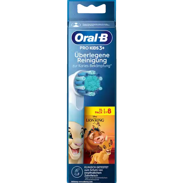 رؤوس فرشاة أسنان "ملك الغابة"، 8 قطع