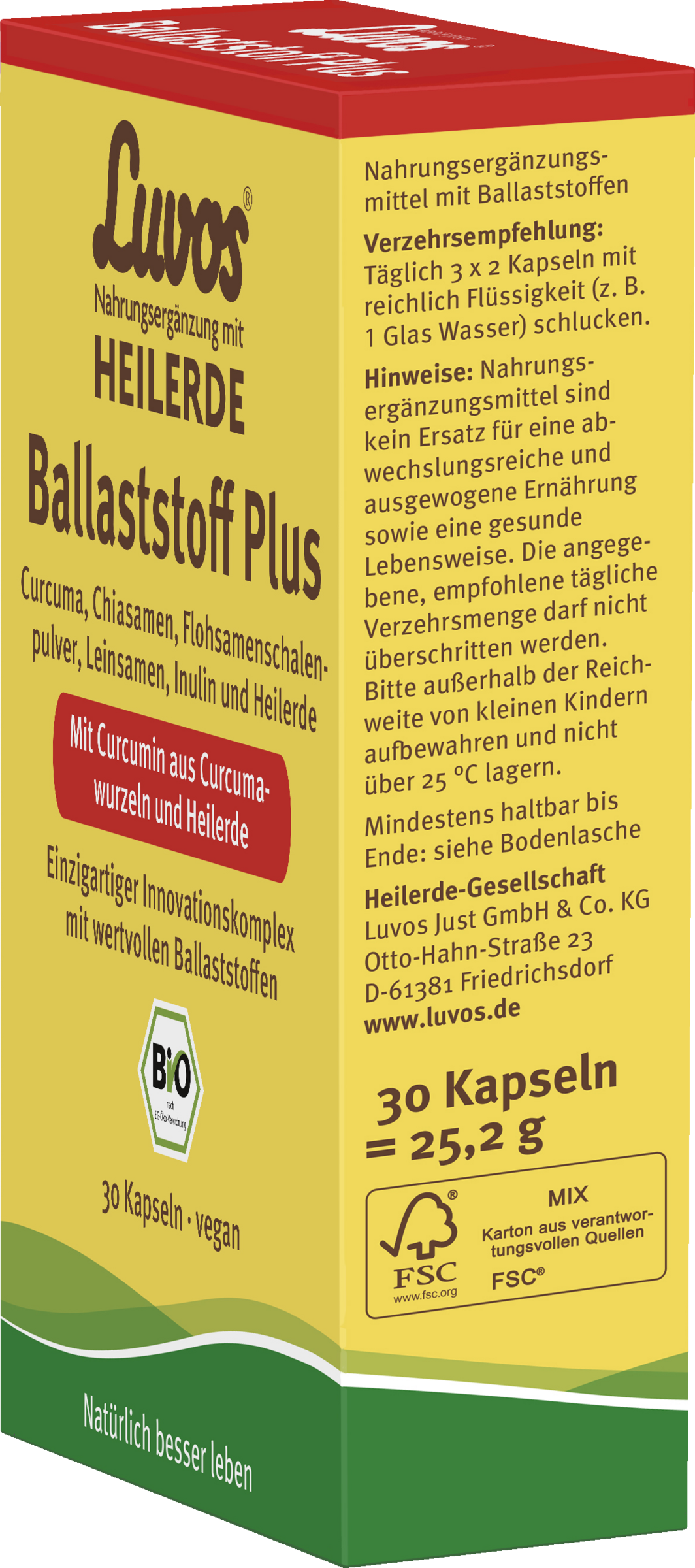 Bio Heilerde Ballaststoff Plus 2