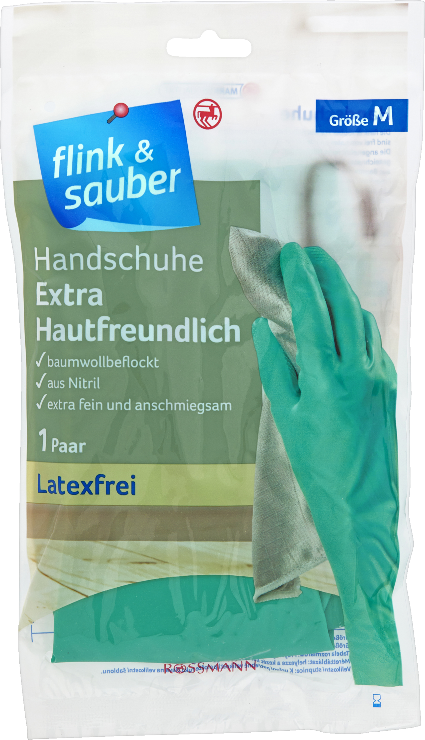 flink & sauber Handschuhe Extra Hautfreundlich Gr. M