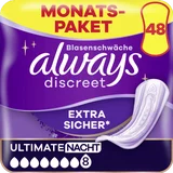 Monatspaket Discreet Inkontinenz Einlagen Ultimate Nacht