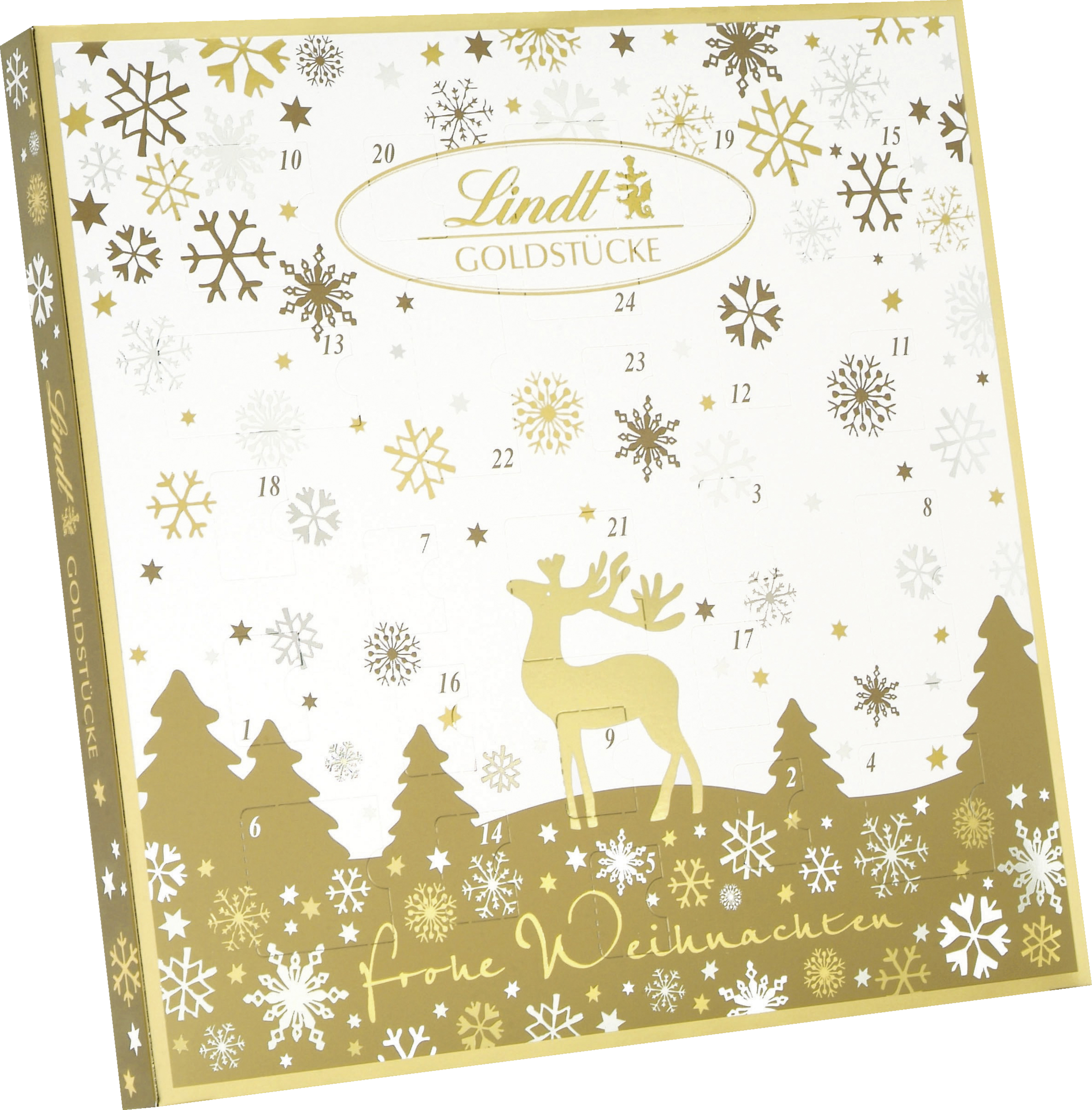 Lindt Goldstücke Adventskalender, mit feinster Schweizer Schokolade, luxuriöses Design, 165 g online
