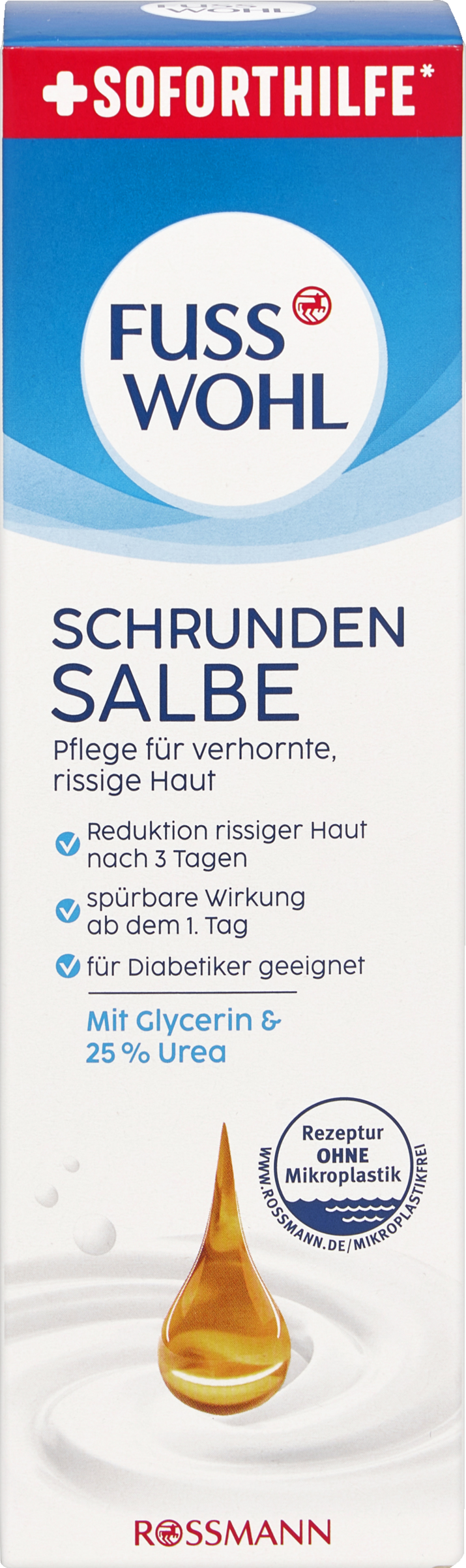 FUSSWOHL Schrunden Salbe Soforthilfe