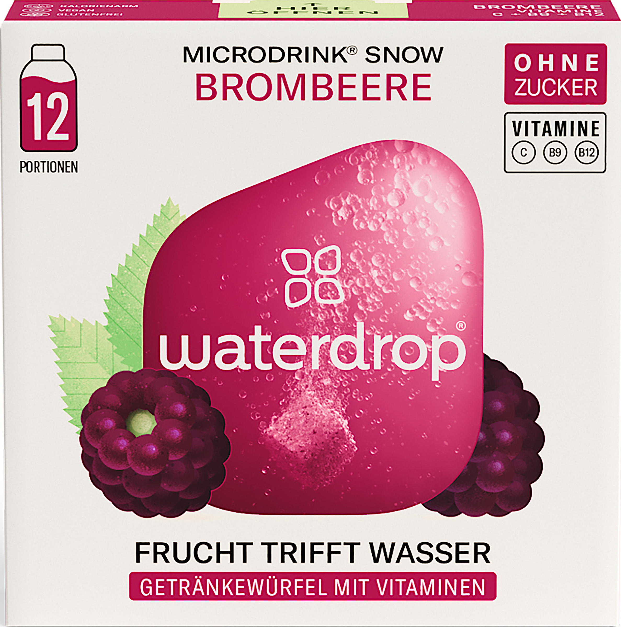 waterdrop Microdrink Snow Brombeere
