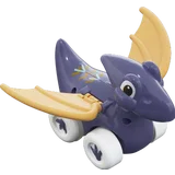 Dino Auto lila mit Flügel