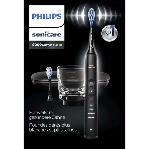 فرشاة أسنان كهربائية 9000 DiamondClean HX991318 أسود