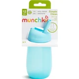 Trinkbecher mit Trinkhalm, blau 296 ml