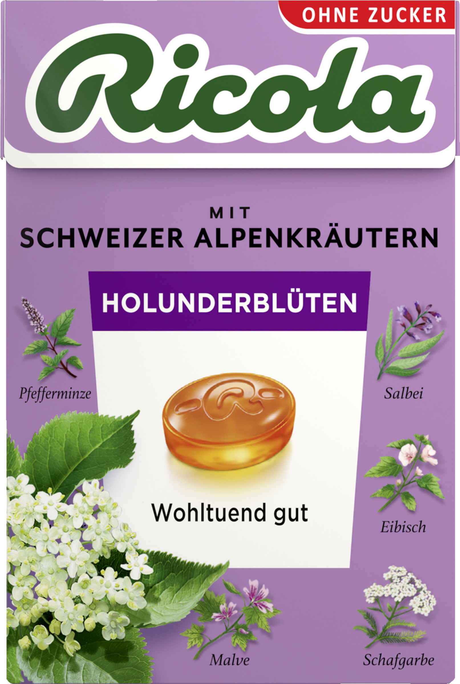 Ricola Holunderblüten Bonbons zuckerfrei 50g rossmann.de