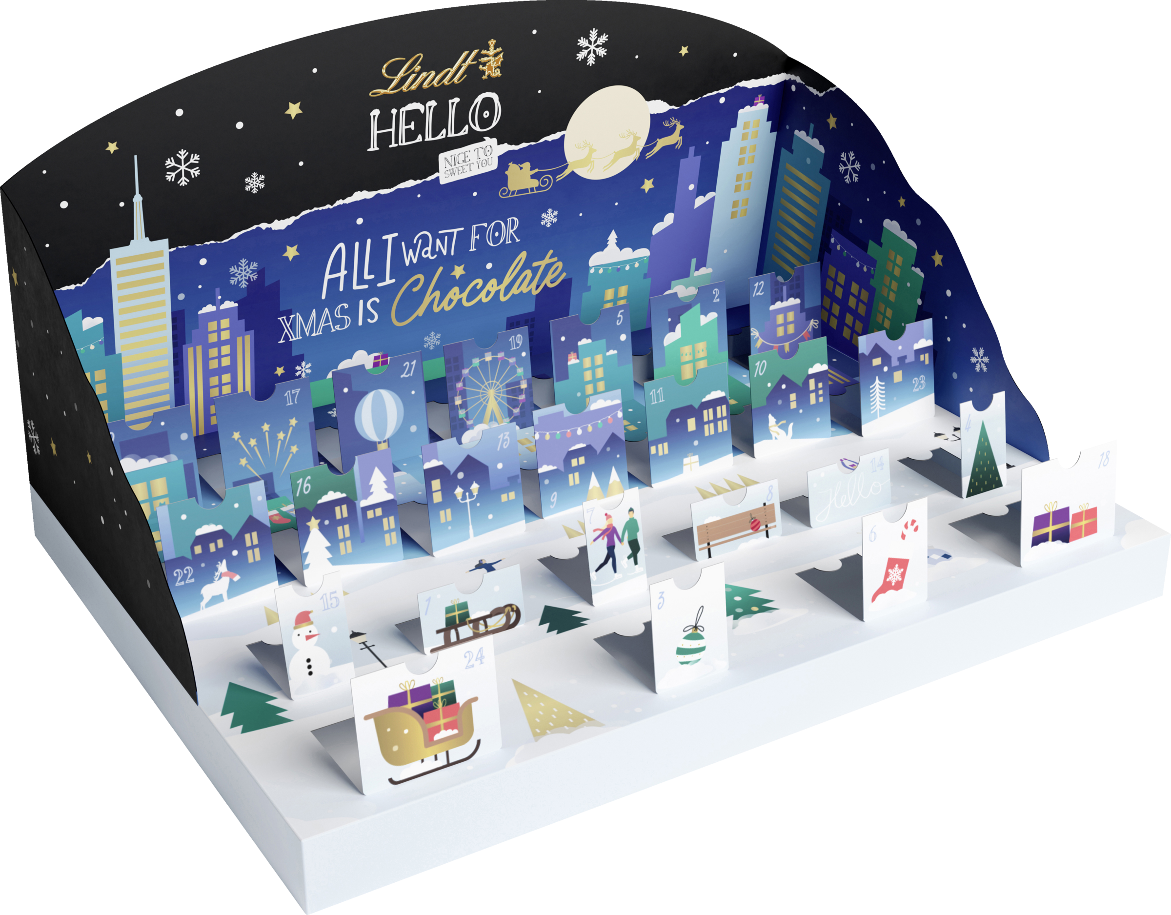 Lindt HELLO Adventskalender 2024 online kaufen rossmann.de