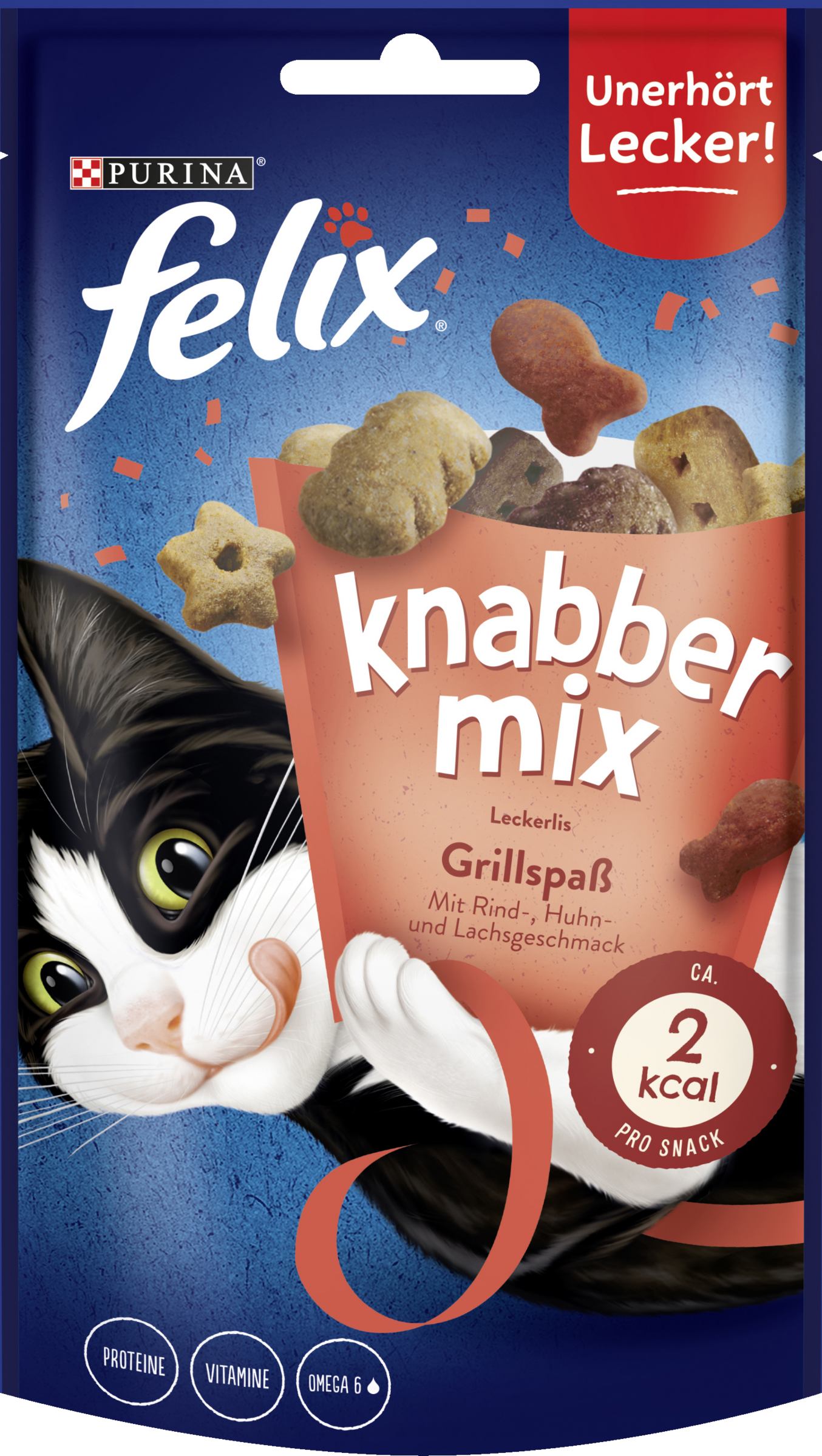 Knabber Mix Leckerlis Grillspaß mit Rind-, Huhn- & Lachsgeschmack