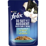 So gut wie es aussieht mit Thunfisch in Gelee