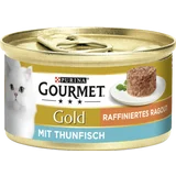 Gold raffiniertes Ragout mit Thunfisch