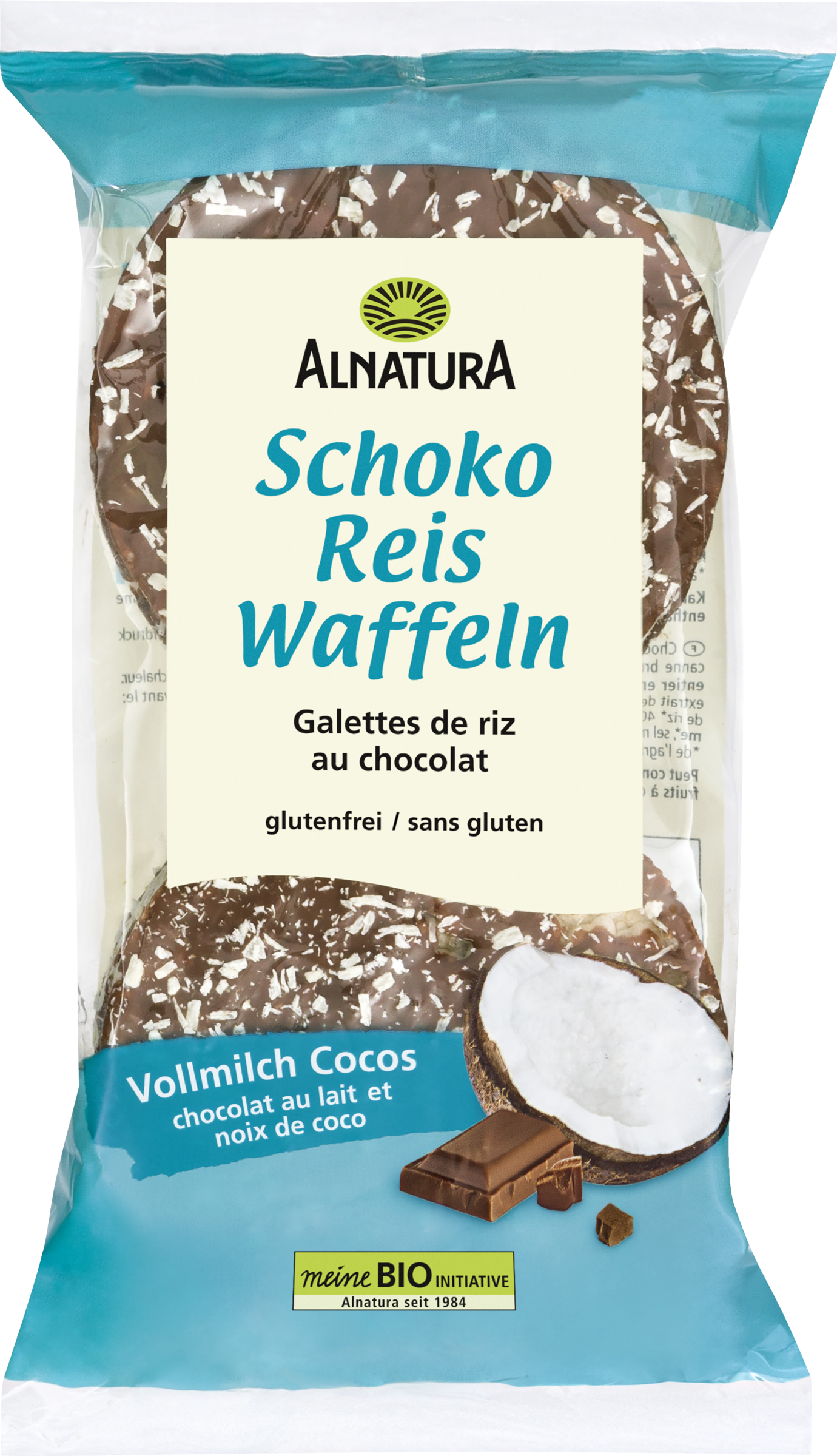 Alnatura Bio Schoko Reiswaffeln Vollmilch Cocos