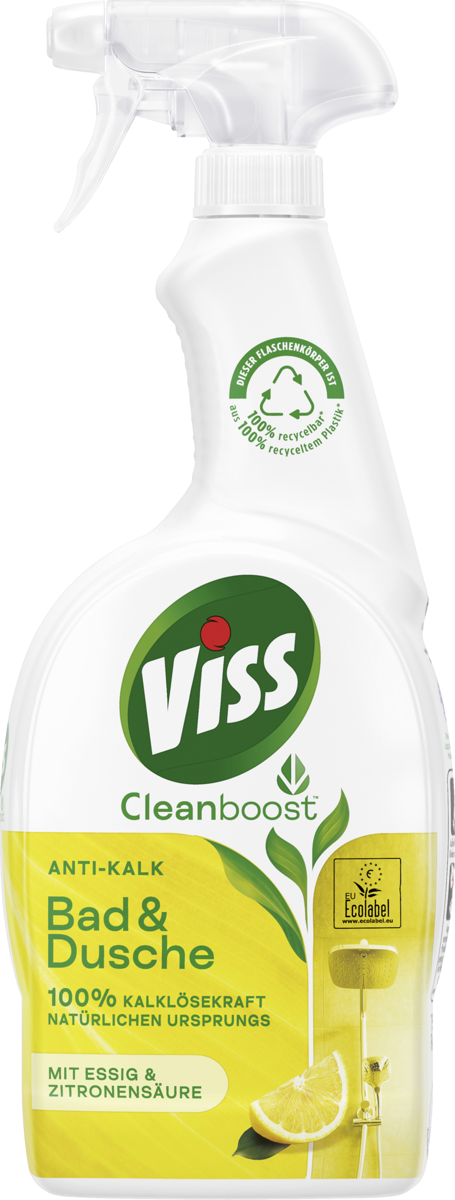 Cleanboost Bad & Dusche Anti-Kalk Citrus Reiniger Spray