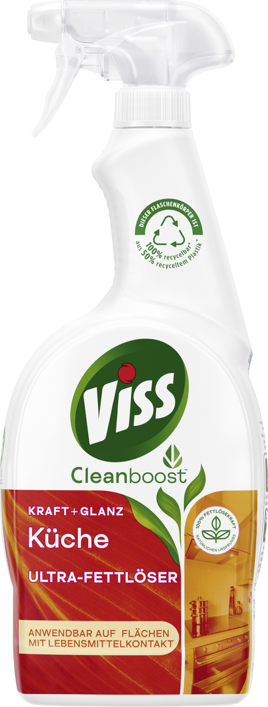 Viss Cleanboost Küche Ultra-Fettlöser Reiniger Spray