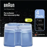 Braun 3-in-1 ShaverCare Reinigungskartuschen, 4er Pack