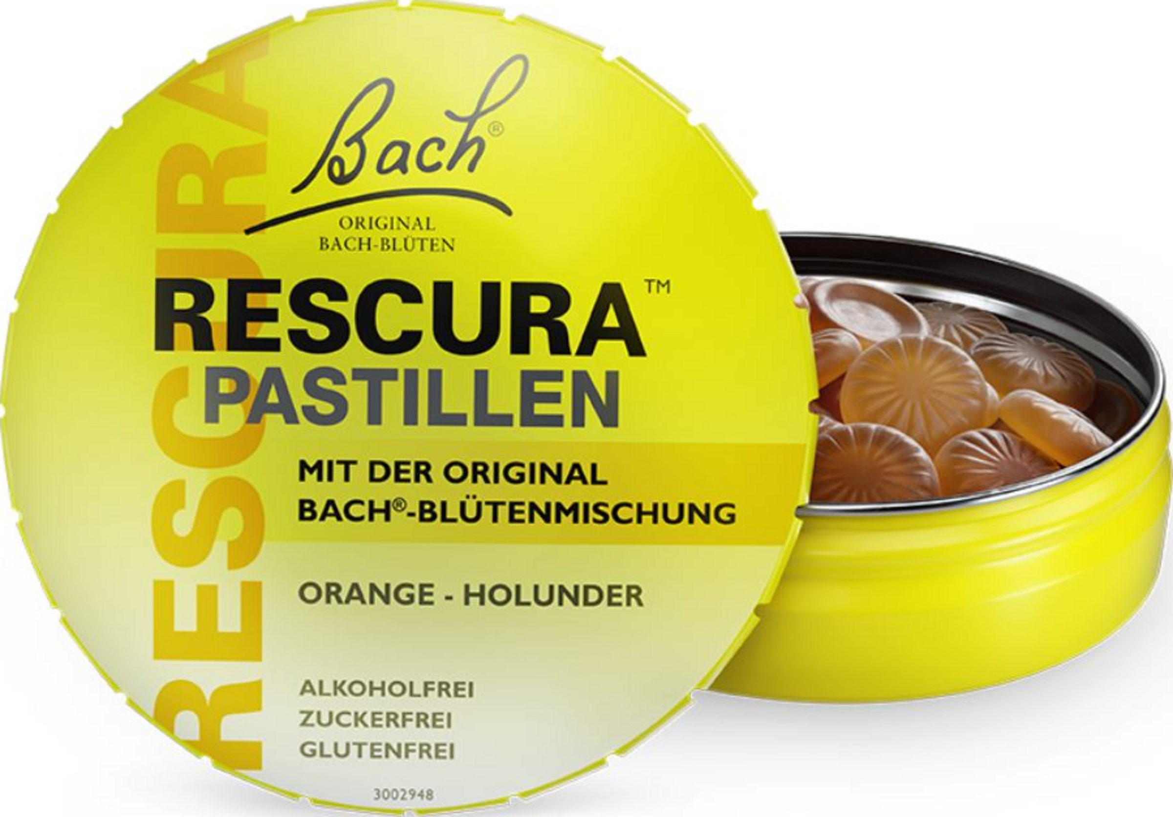 Bach RESCURA Bachblüten Pastillen Orange-Holunder