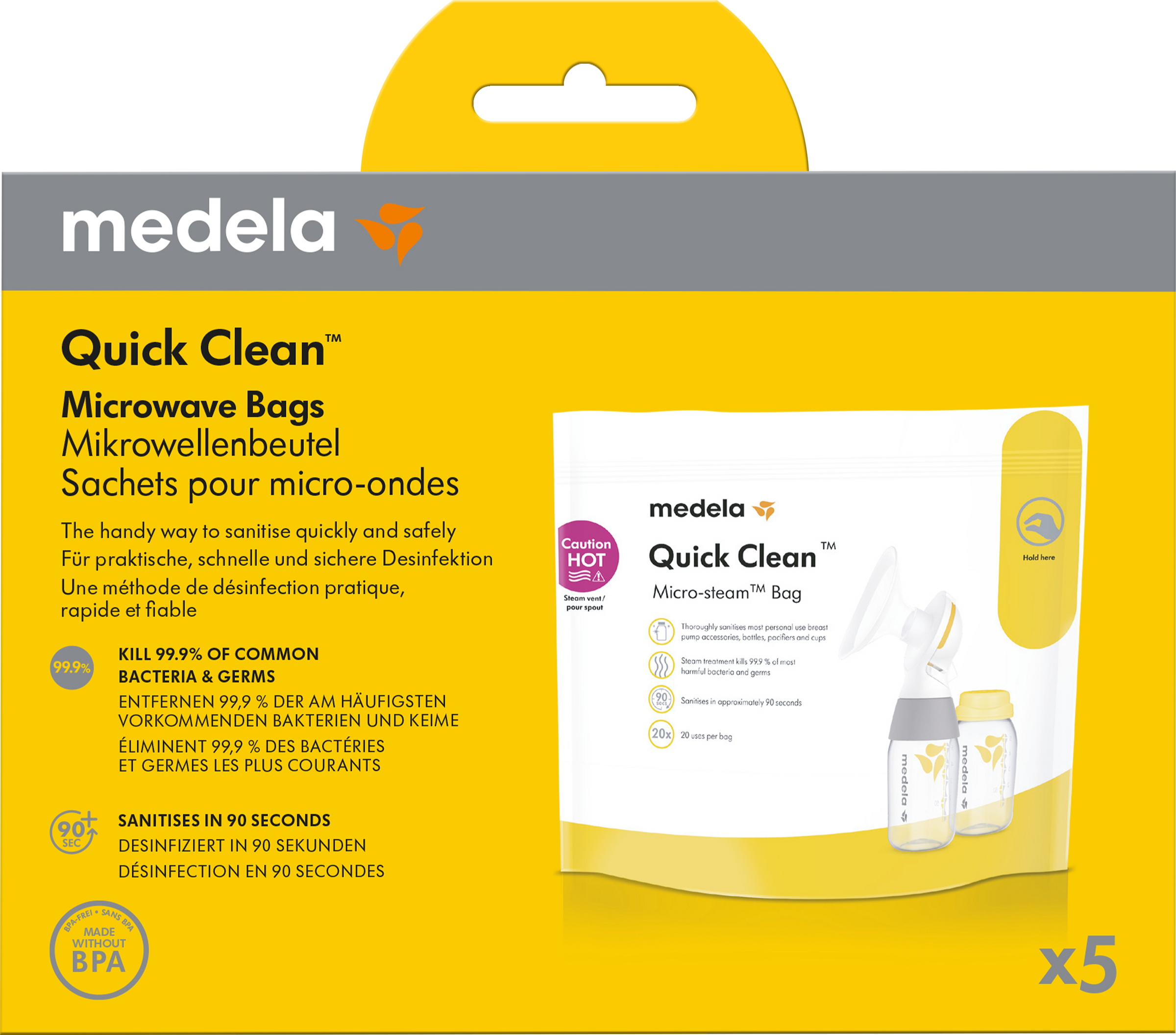 medela Quick Clean Mikrowellenbeutel