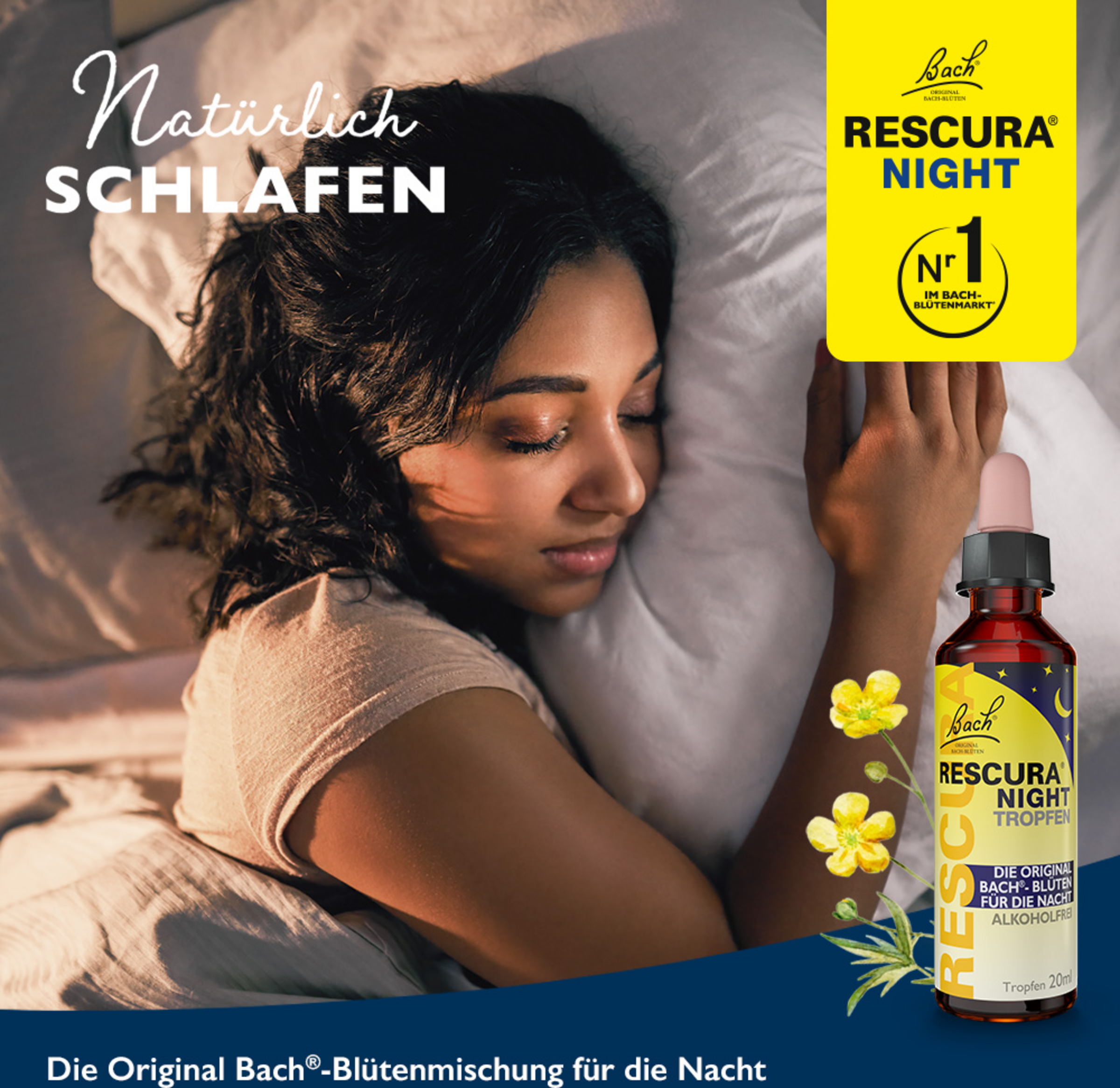 قطرات ريسكيو® ليل من زهور باخ، خالية من الكحول 6