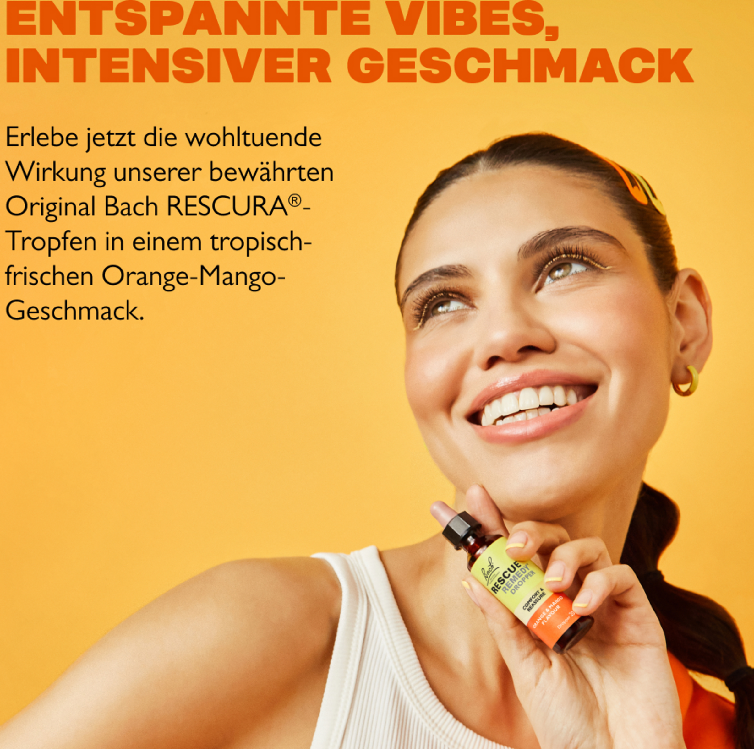 قطرات زهرة بخور مريم بالبرتقال والمانجو خالية من الكحول 3