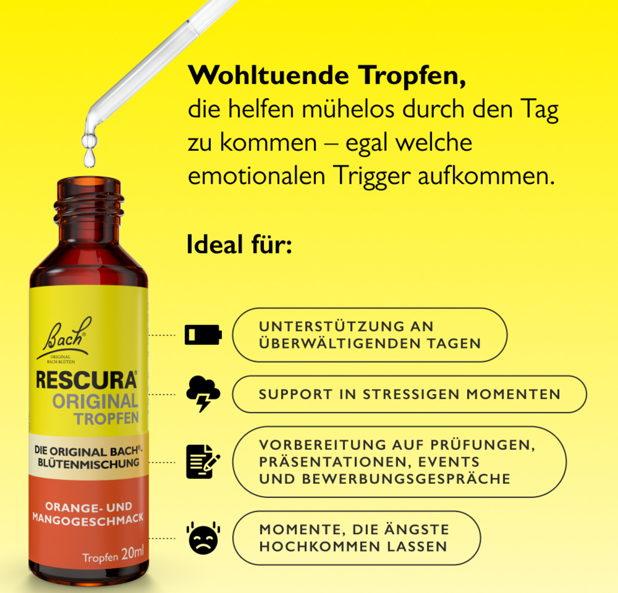 قطرات زهرة بخور مريم بالبرتقال والمانجو خالية من الكحول 4