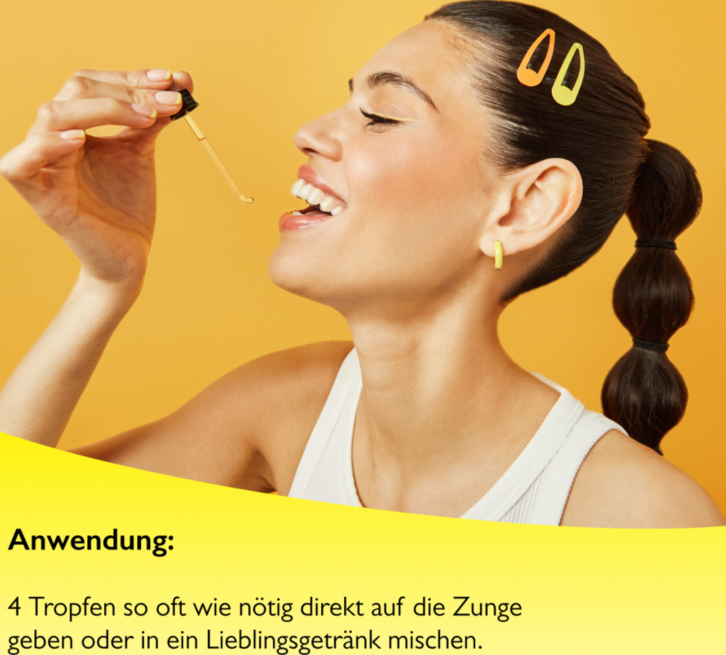 قطرات زهرة بخور مريم بالبرتقال والمانجو خالية من الكحول 5