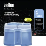 Braun 3-in-1 ShaverCare Reinigungskartuschen, 6er Pack
