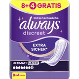 Discreet Inkontinenz Ultimate Nacht 8+4