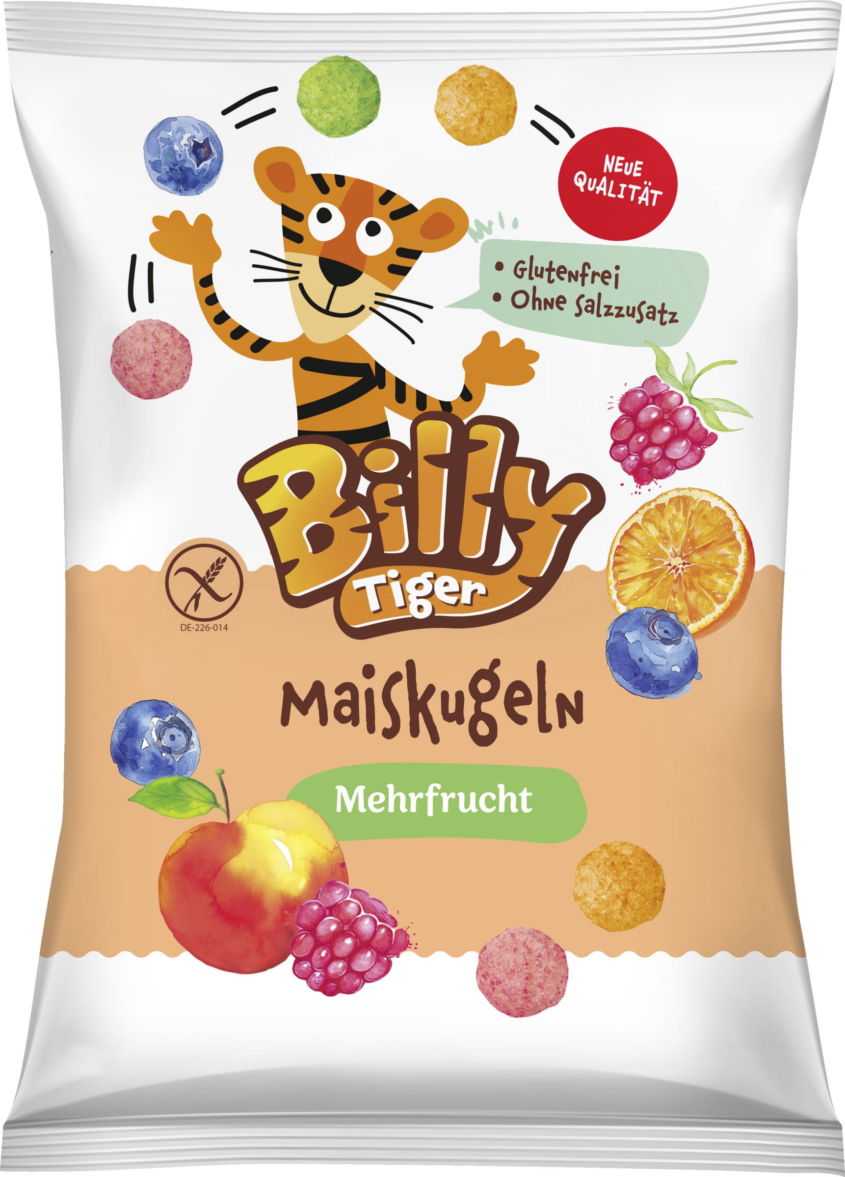 Billy Tiger Maiskugeln Mehrfrucht-Mix