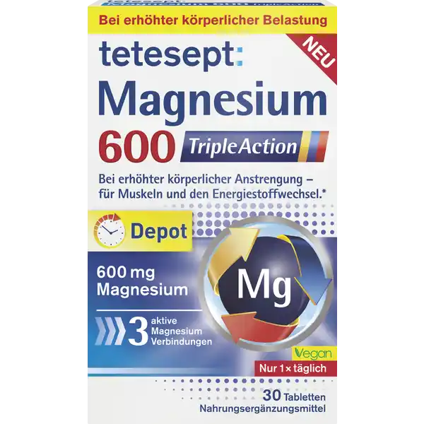 أقراص ماغنسيوم 600 ثلاثي المفعول