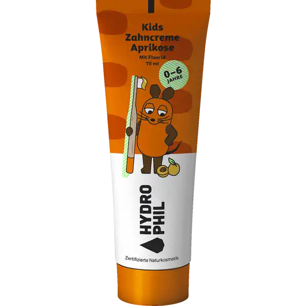 معجون أسنان للأطفال بنكهة المشمش، شكل فأر