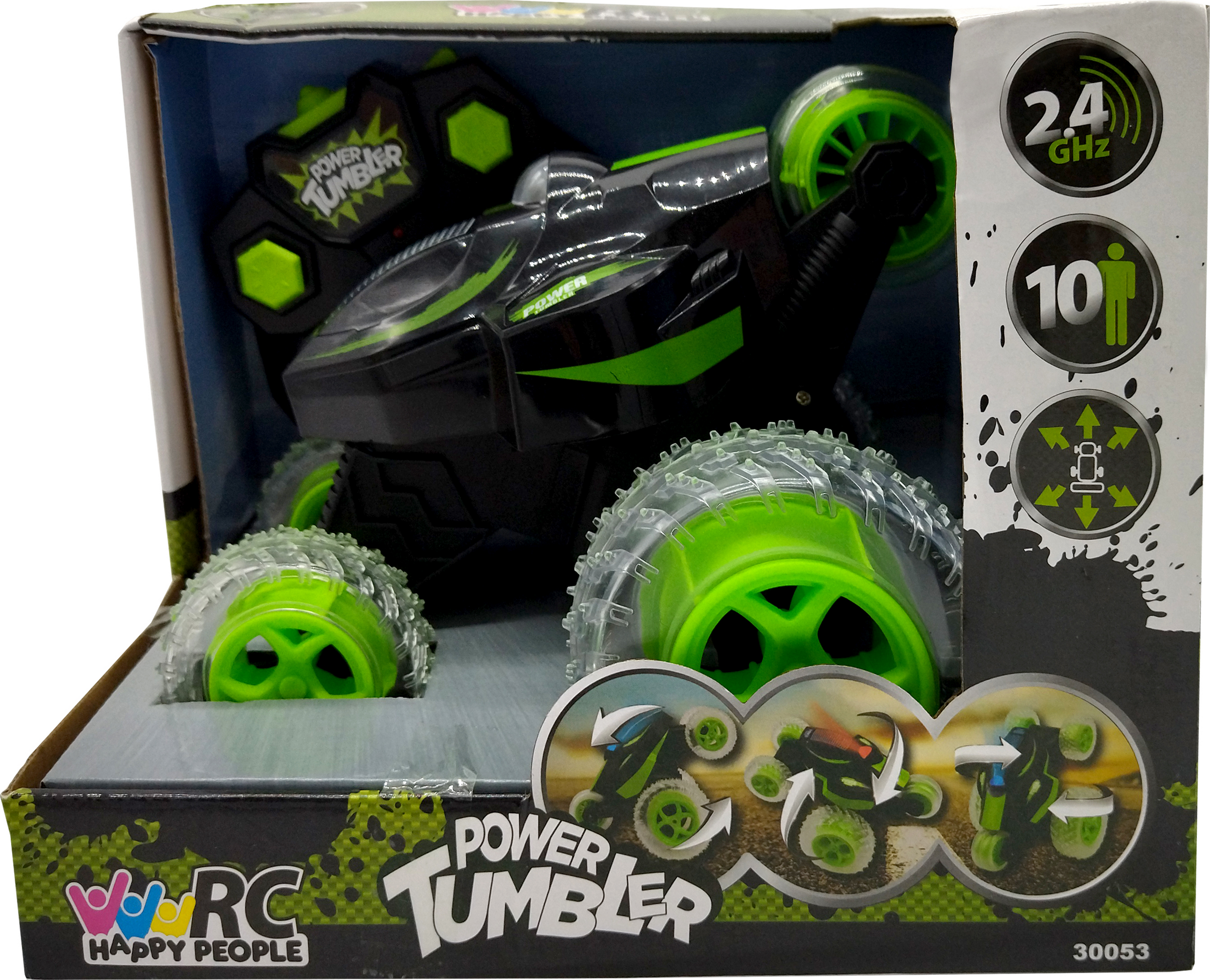 Happy People RC Power Tumbler 360 grün