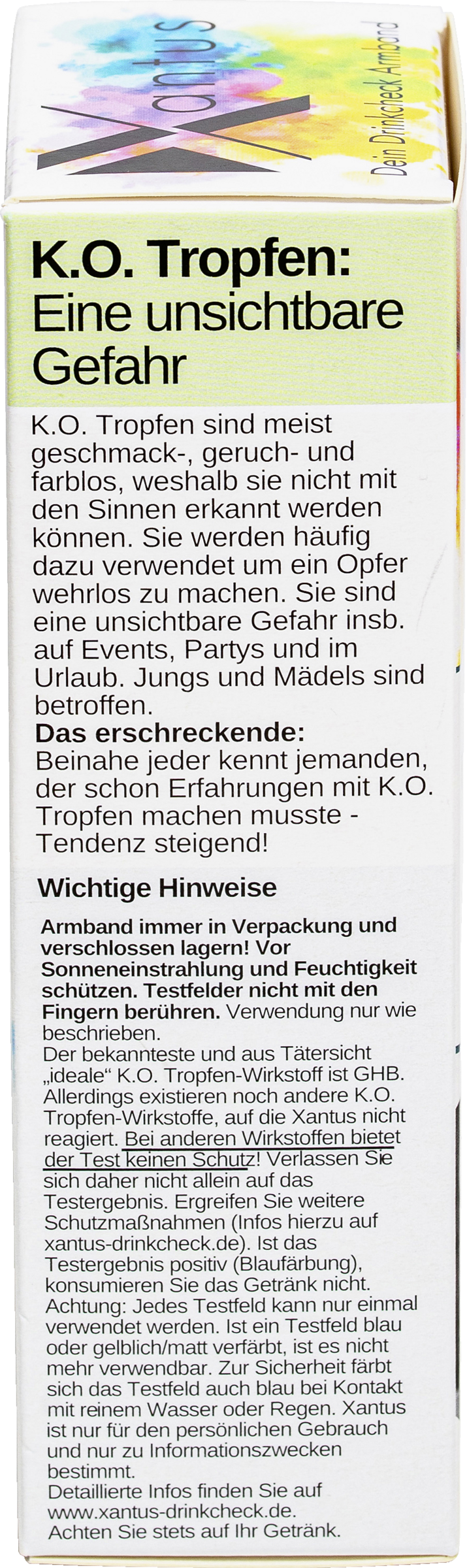 أساور التحقق من المشروبات قطرات KO 3