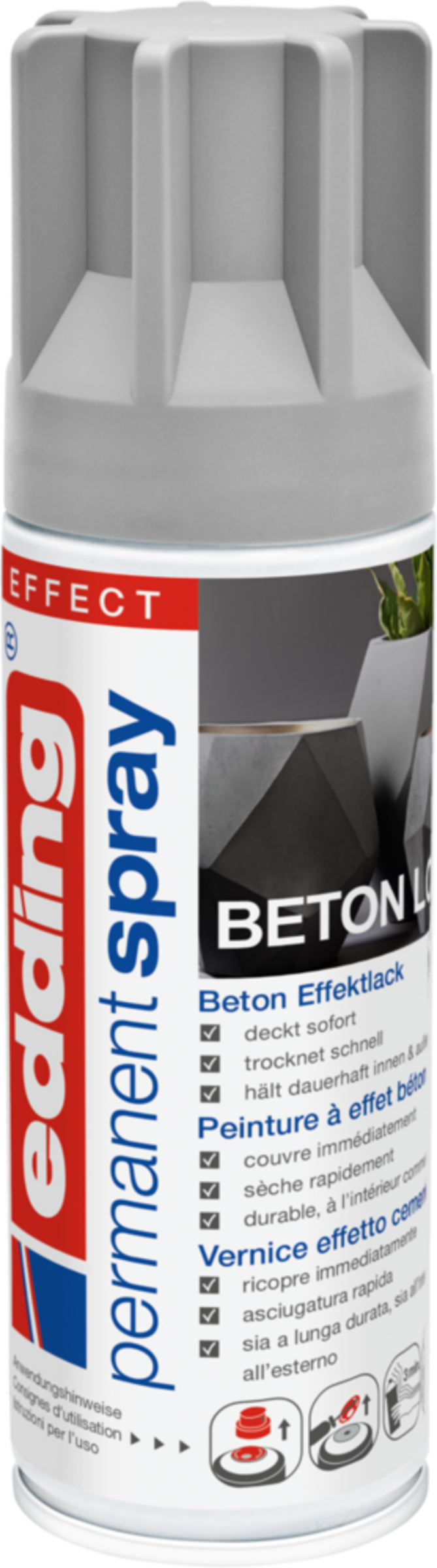 Edding Permanentspray Acryl-Pigmentlack Betoneffekt