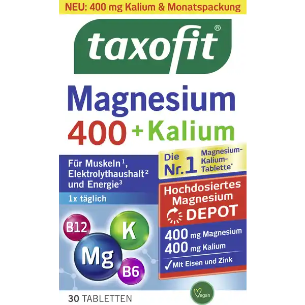 Magnesium 400 + Kalium Tab 30